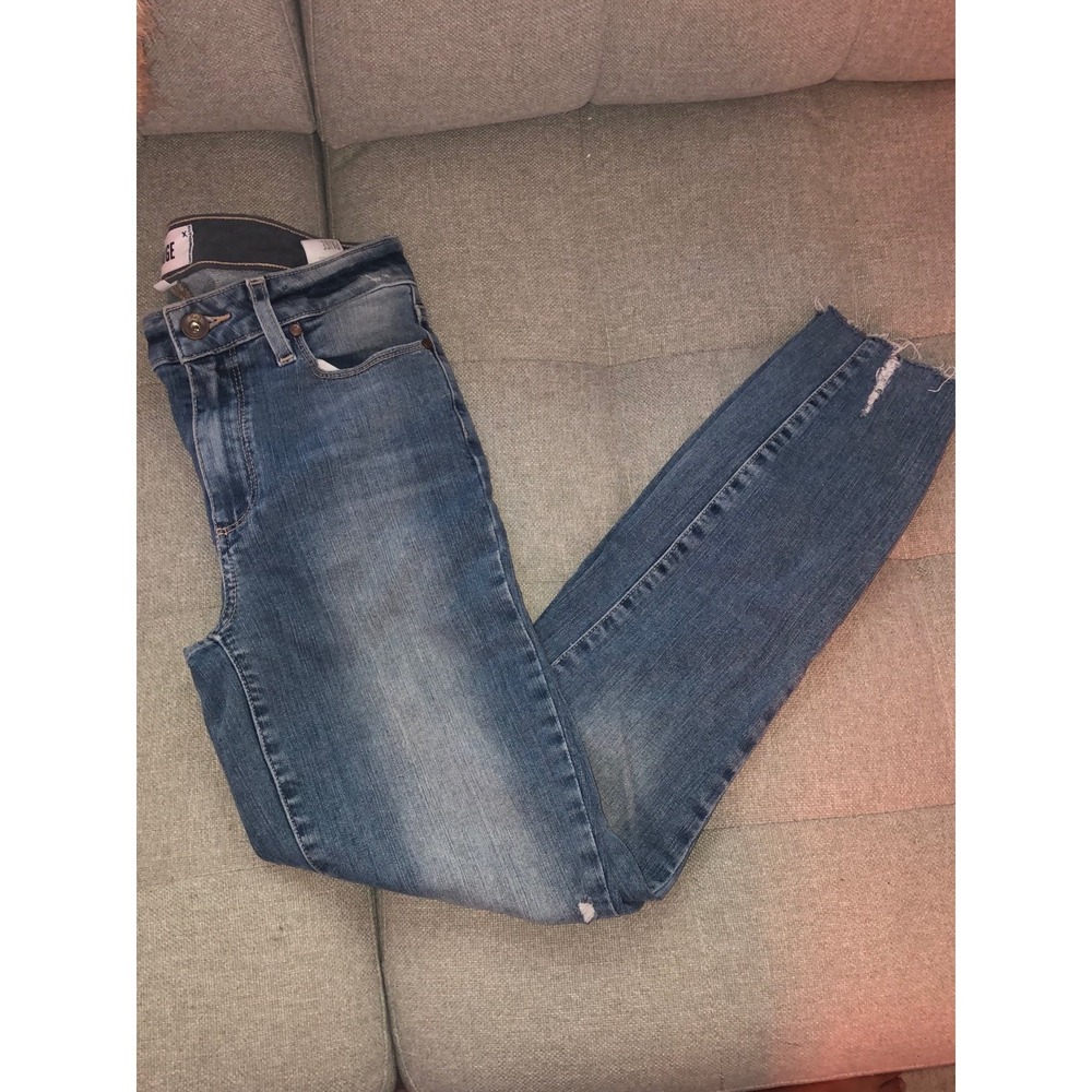 Paige Hoxton Ankle Destructed Premium Jeans Size 24